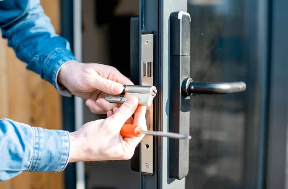 Changing door locks new house