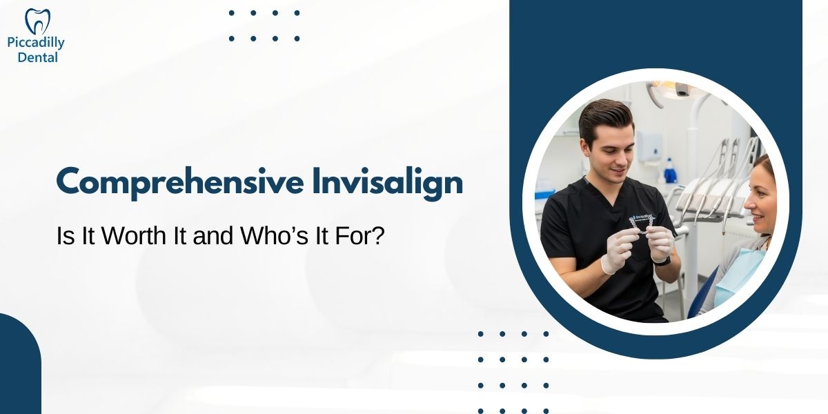 Comprehensive Invisalign treatment by Piccadilly Dental in London