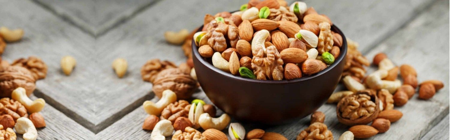 Flavoured Nuts in Bowl – Healthy Snacking Option