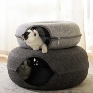cat tunnel bed