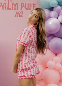 Lounge or Street PinkPalmPuff Hoodies