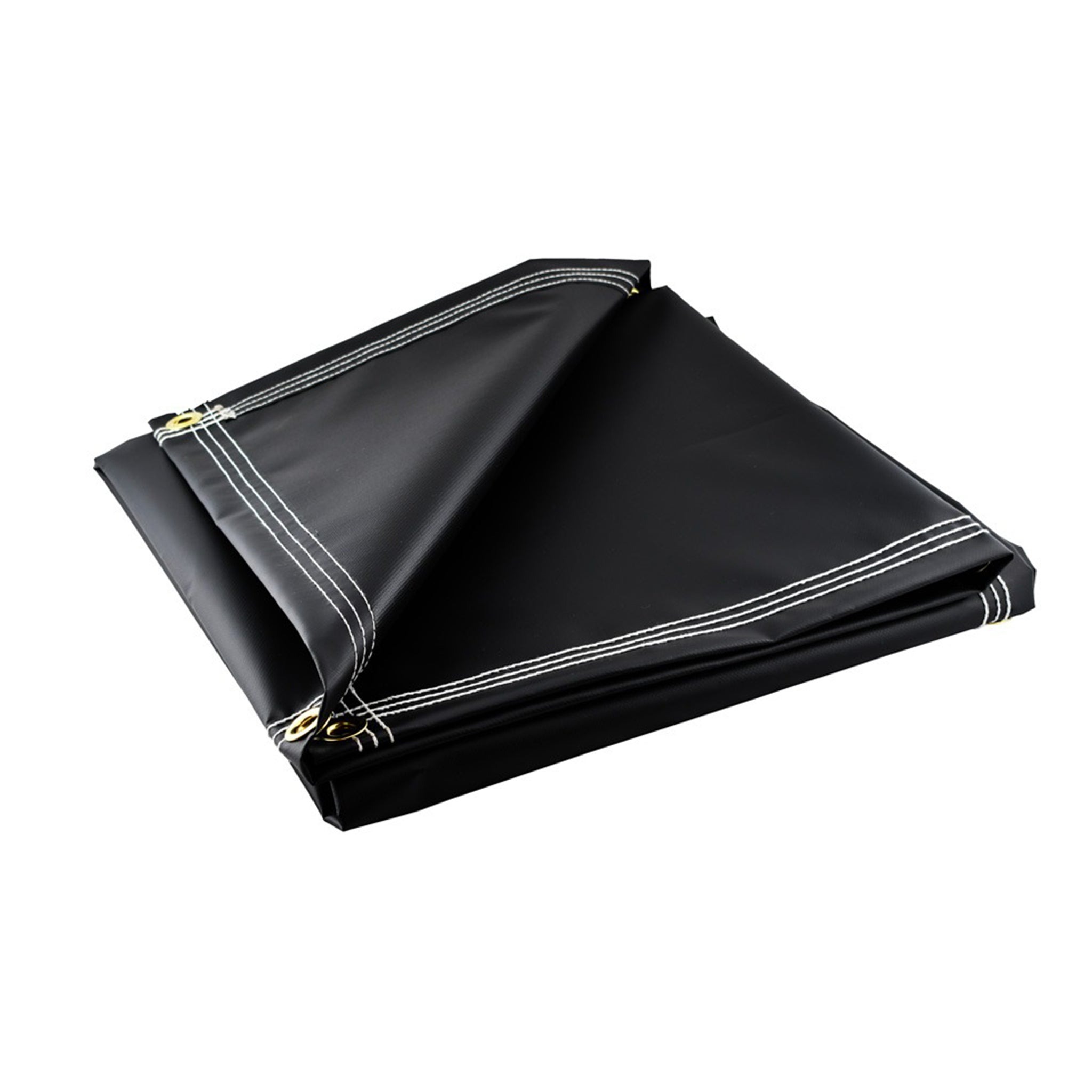 black tarpaulin