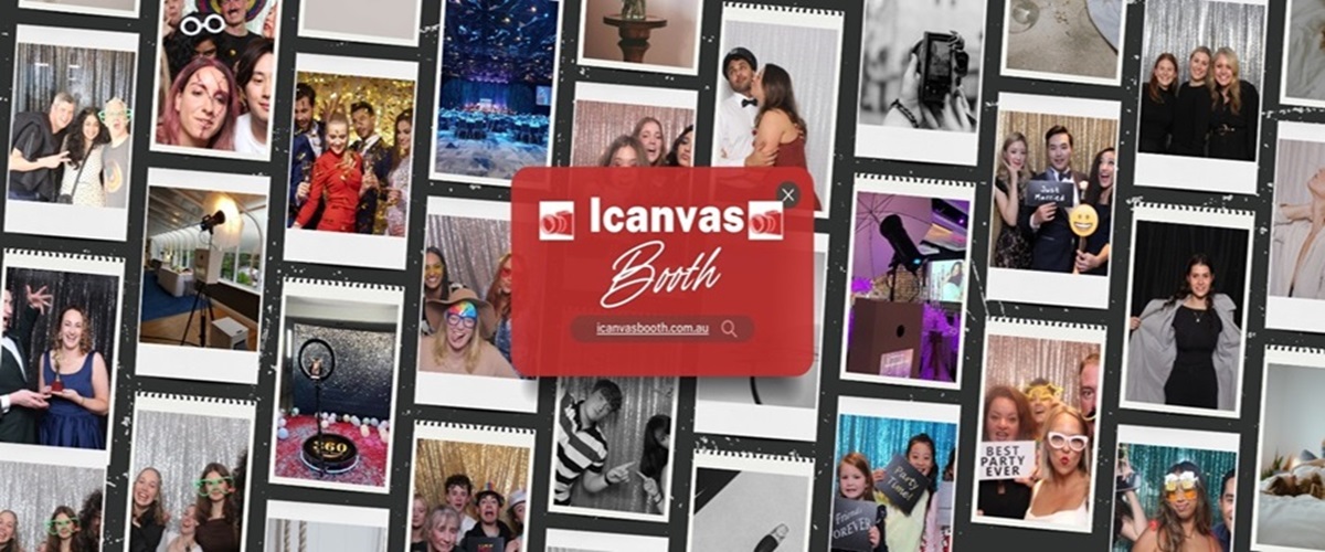 Icanvas -Birthday party photobooth