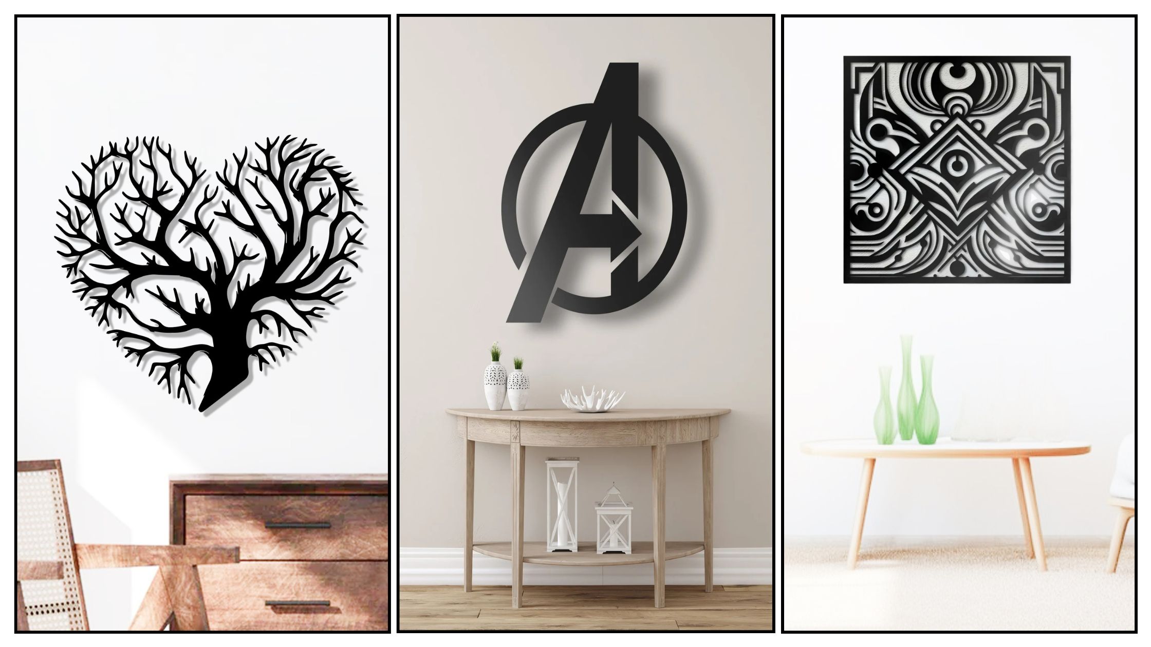 metal wall hanging decor