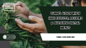 tunnel vision when high