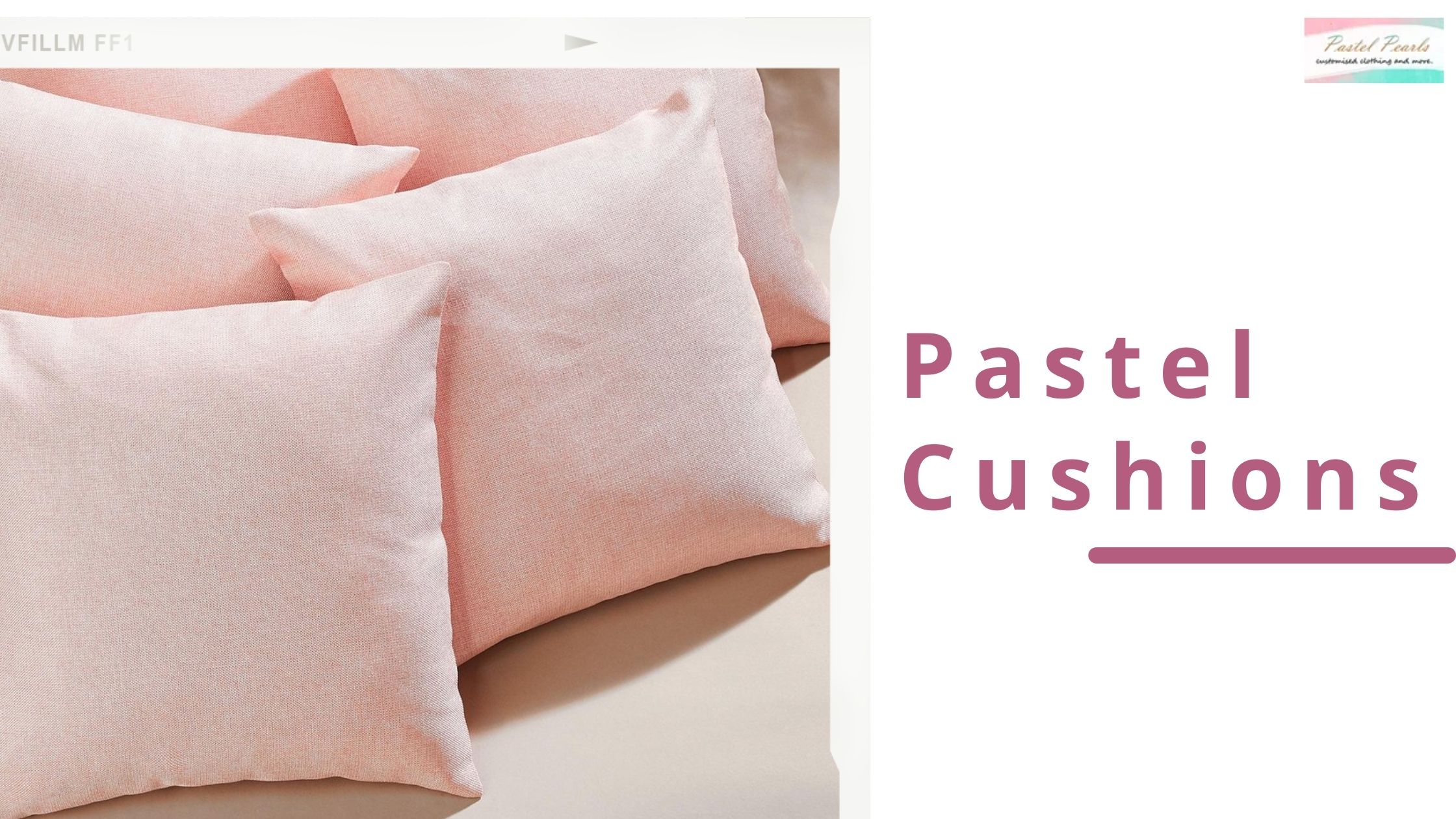 pastel cushions