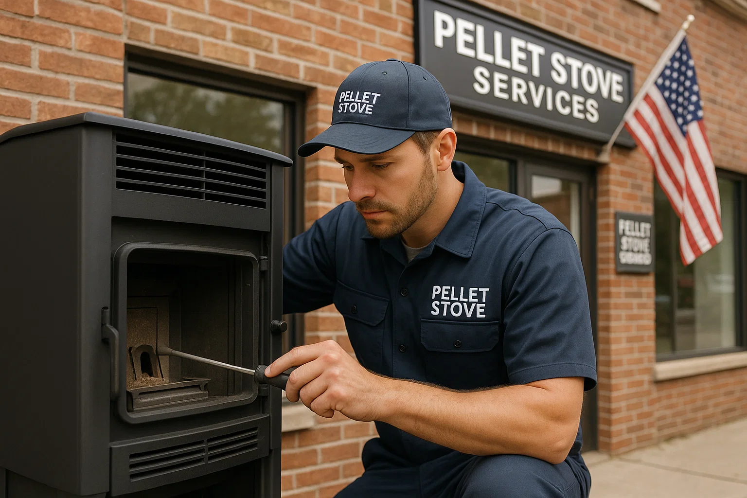 Certified technicians providing professional pellet stove services, ensuring safe, efficient heating with expert maintenance and repairs.