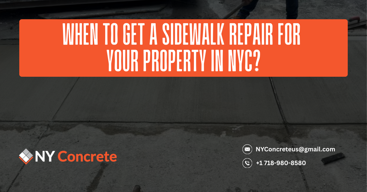 Sidewalk Repair Services NYC