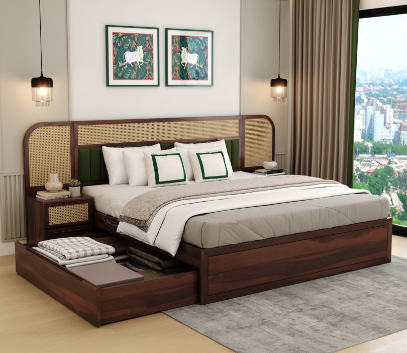 bed design from wooden street
