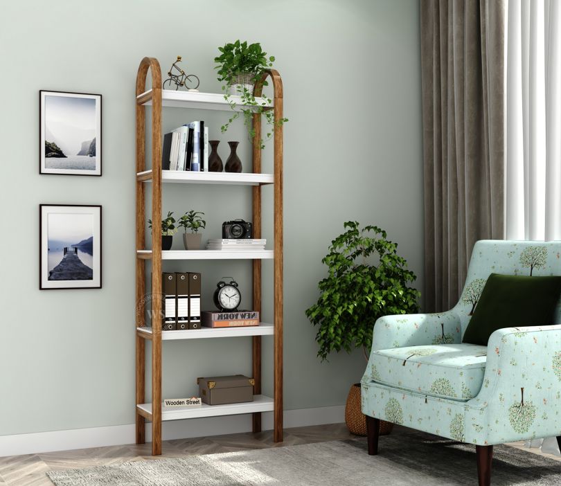 bookshelf design wooden street