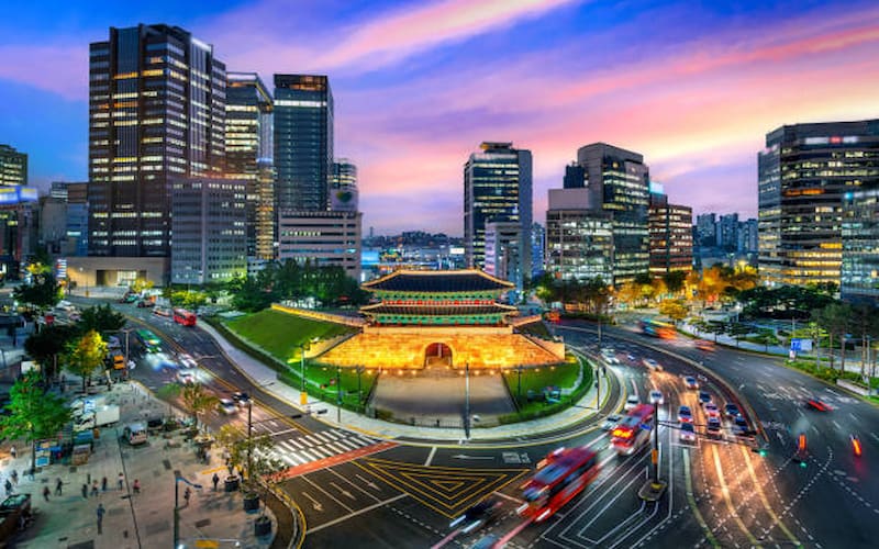 Night views in South Korea