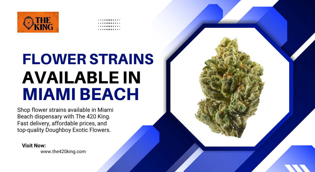 Flower strains available in Miami Beach dispensary