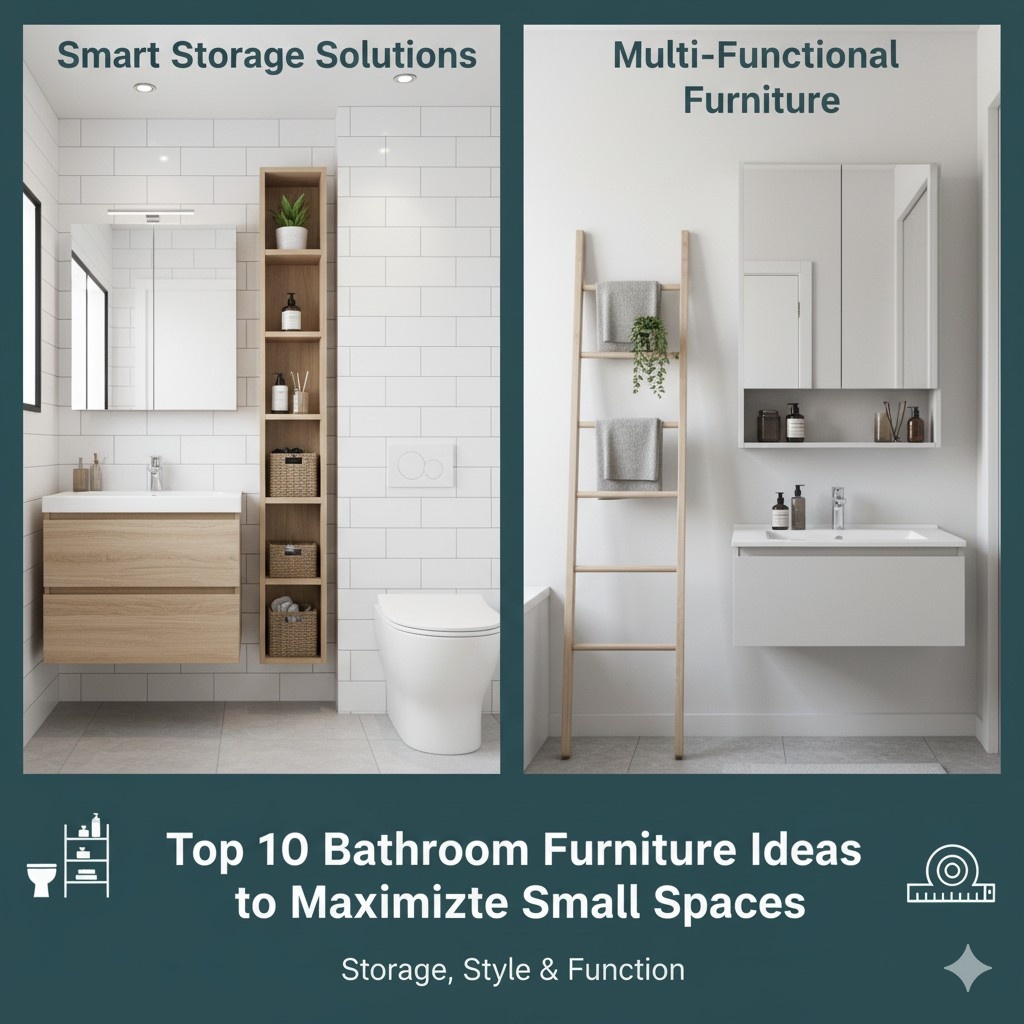 Top 10 Bathroom Furniture Ideas to Maximize Small Spaces